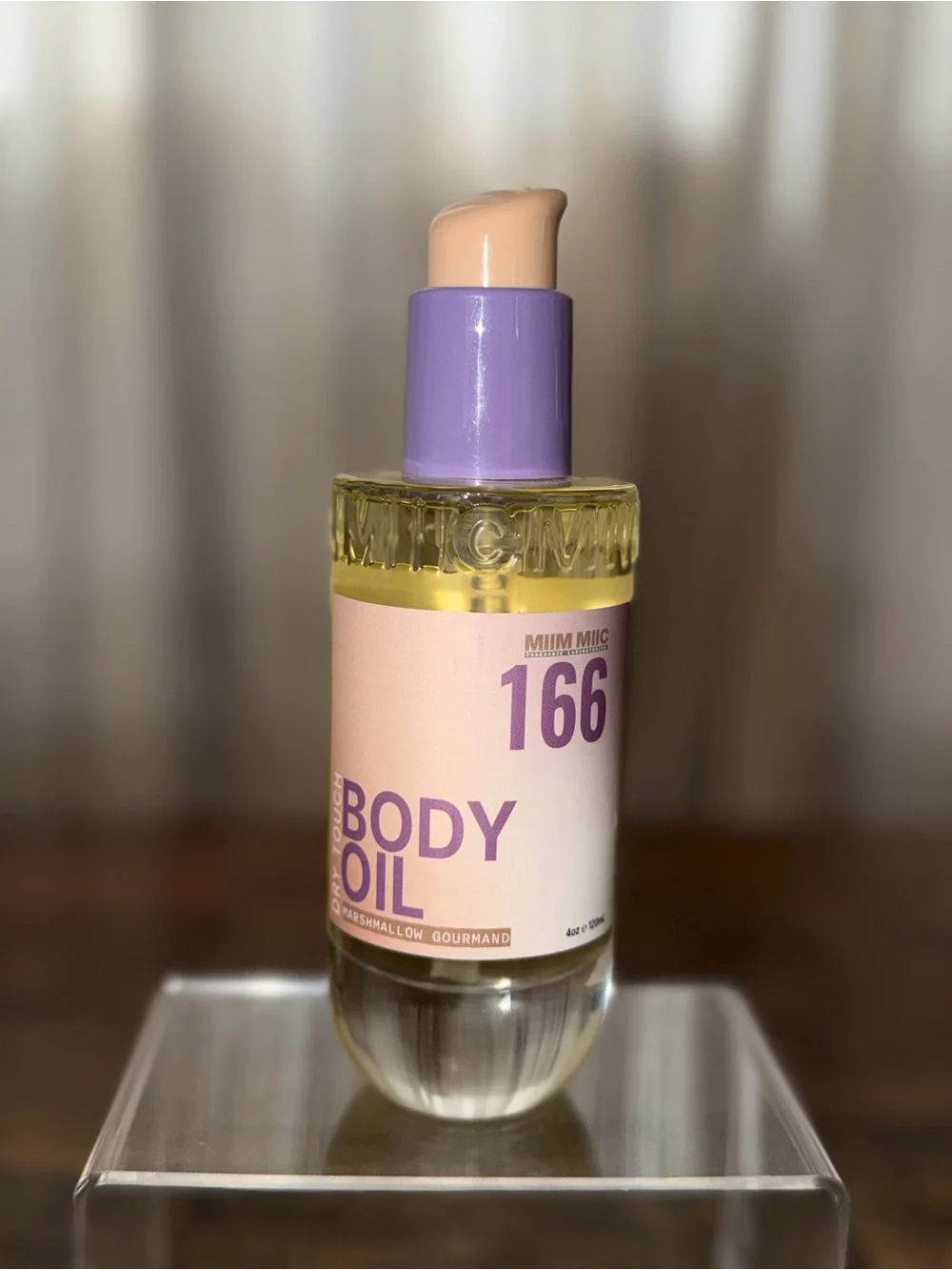 Miim Miic No. 166 Marshmallow Gourmand Dry Touch Body Oil